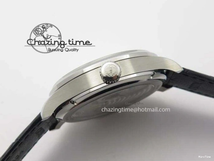 MIROTIME 0419 Portuguese Tourbillon Power Reserve Moonphase SS Black Dial On Black Leather Strap TechFriendly 7321